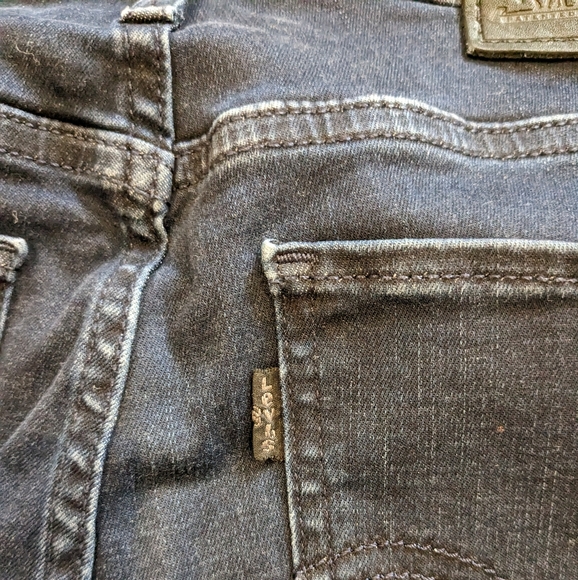 LEVI'S Mile High Super Skinny Jeans Dark Wash size 27 - Picture 10 of 13